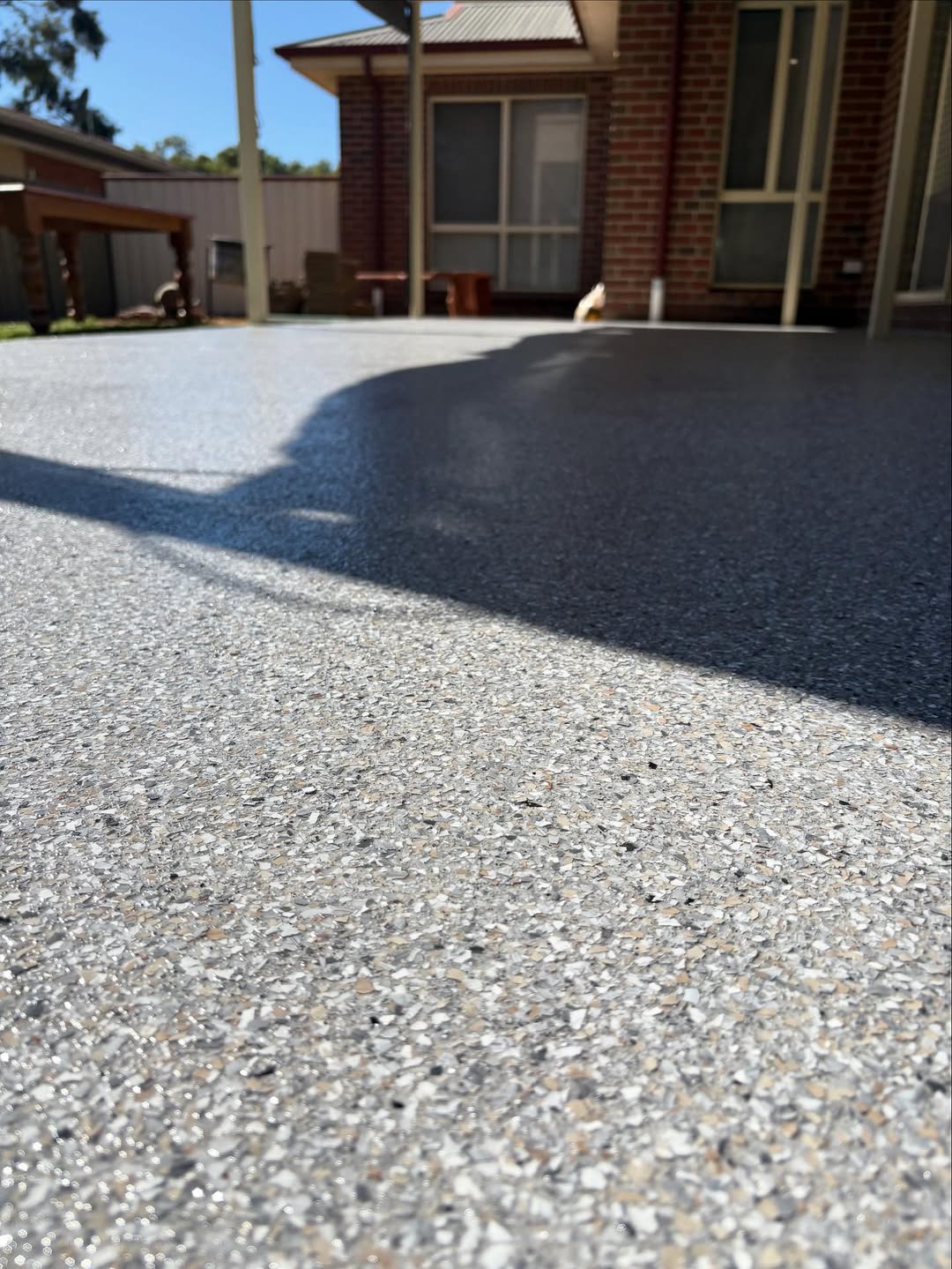 Epoxy garage floor transformation